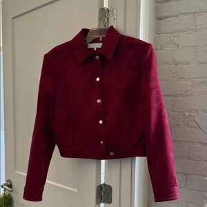 Zara Jacquard Bomber Jacket